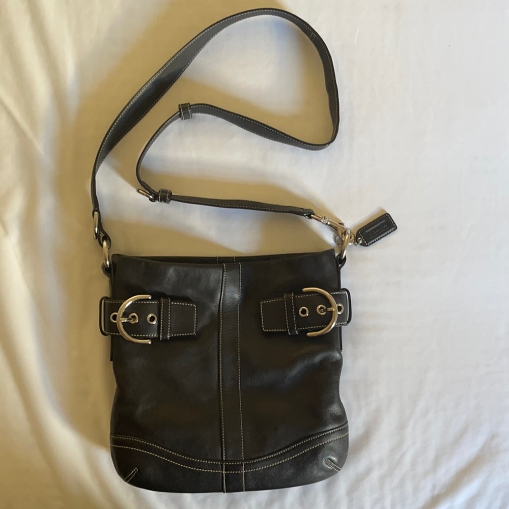 Coach Black Leather Purse